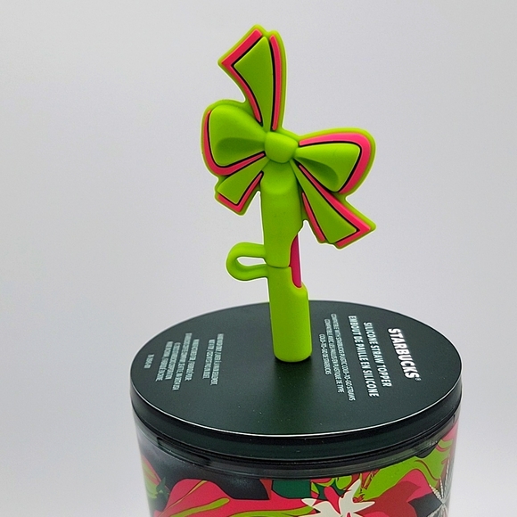 New Starbucks Christmas Holiday Tumbler 24oz Venti Cup w/ Bow 2023 - Picture 2 of 4
